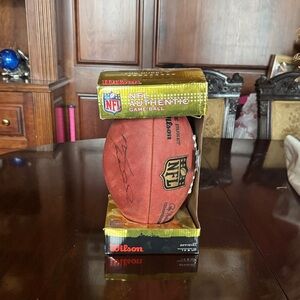 Wilson NFL Authentic Game Ball - Red